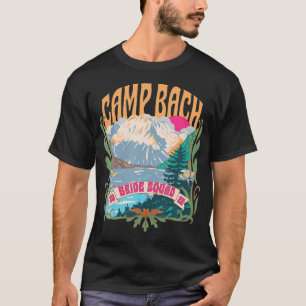 Camp Bach 2025 Brudtärna Retro Camping Sängvätning T Shirt