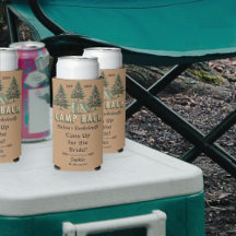 Camp Bach Bride Crew Drink Sleeve Add Namn & Role