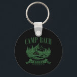 Camp Bach Bride Hiking Camping Bachelorette Party Nyckelring<br><div class="desc">Camp Bach Bride Hiking Camping Bachelorette Party 2025</div>