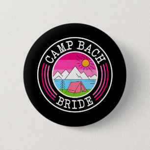 Camp Bach Brud Brudtärna Retro Camping Sängvätning Knapp