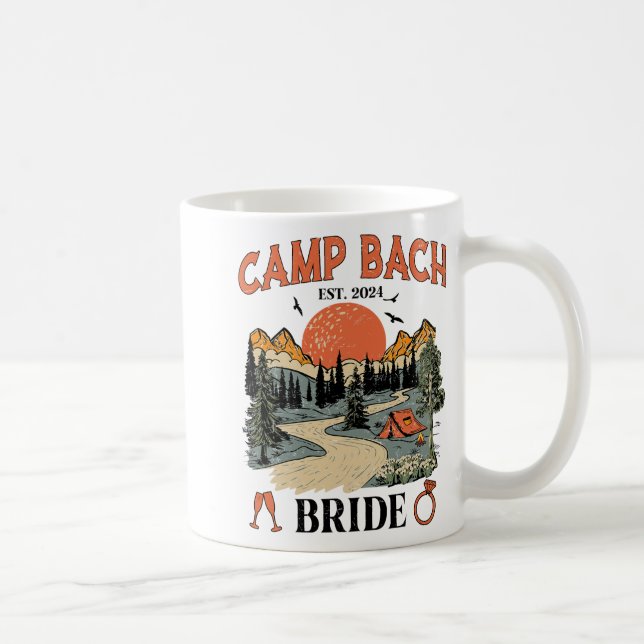 Camp Bach Brud Hiking Camping Möhippa  Kaffemugg (Höger)