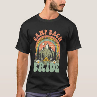 Camp Bach Brud Retro Camping Systerfest Bröllopsfe T Shirt