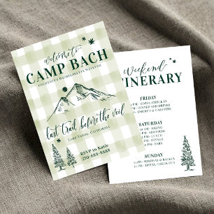 CAMP BACH-Last-Spel till Veil-inbjudan Inbjudningar