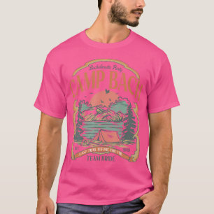 Camp Bach Vintage Team Brud Camping Sängvätning  T Shirt