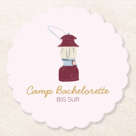 Camp Bachelorette Decor Underlägg Papper