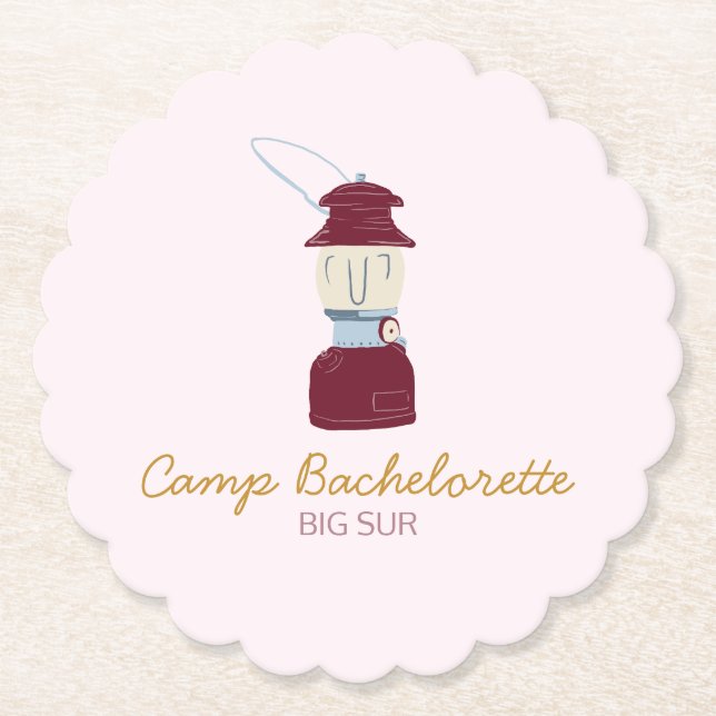 Camp Bachelorette Decor Underlägg Papper (Framsida)