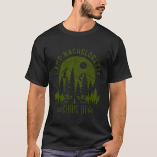 Camp Bachelorette Getting Hitched Brud Pyjamas T Shirt