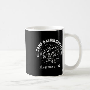 Camp Bachelorette Glödande Brudtärna Fest Matta Kaffemugg