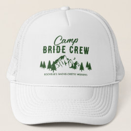 Camp Bachelorette I Do Bride Crew Keps
