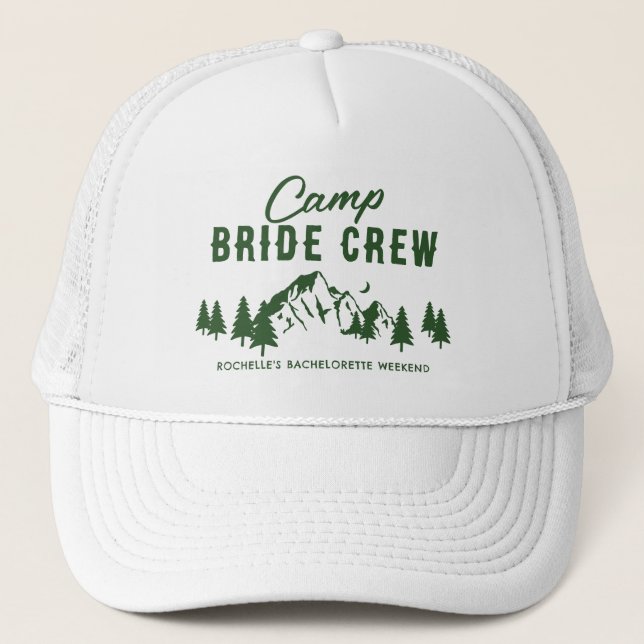 Camp Bachelorette I Do Brud Crew Keps (Framsida)