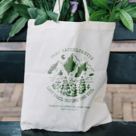 Camp Bachelorette Modern Rustic Bachelorette Party Tygkasse