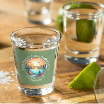 Camp Bachelorette Party Helg Shot glass