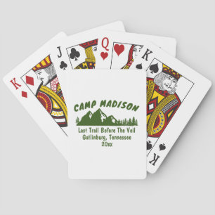 Camp Bachelorette Party Mountain Camping Ski Bach Casinokort