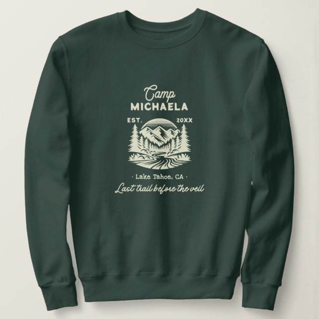 Camp Bachelorette, sista spåret före slöjan T Shirt (Design framsida)