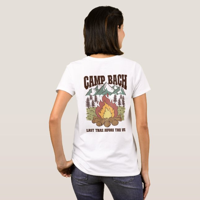 Camp Bachelorette, sista spåret före Veil Shirt T (Hel baksida)
