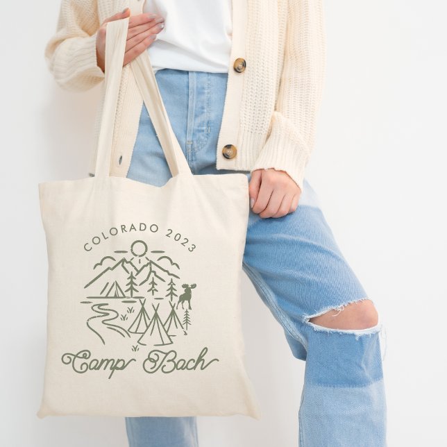 Camp Bachelorette Tote Bag Tygkasse (Skapare uppladdad)