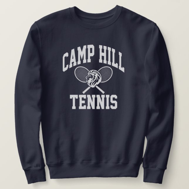 Camp Backe HS Tennis Lång Ärmad Tröja (Design framsida)