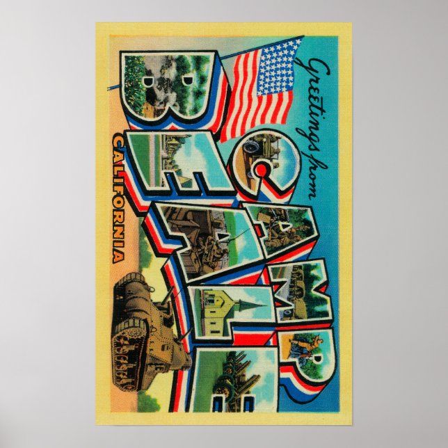 Camp Beale, Kalifornien - Stora Brev Scenes Poster (Framsidan)