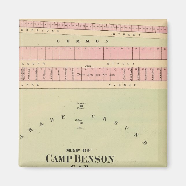 Camp Benson, Newport, Maine Magnet (Framsidan)