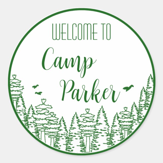 Camp Bride Sgirlklubb Klistermärken (Framsida)