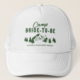 Camp Brudtjej Brud att Bli Keps