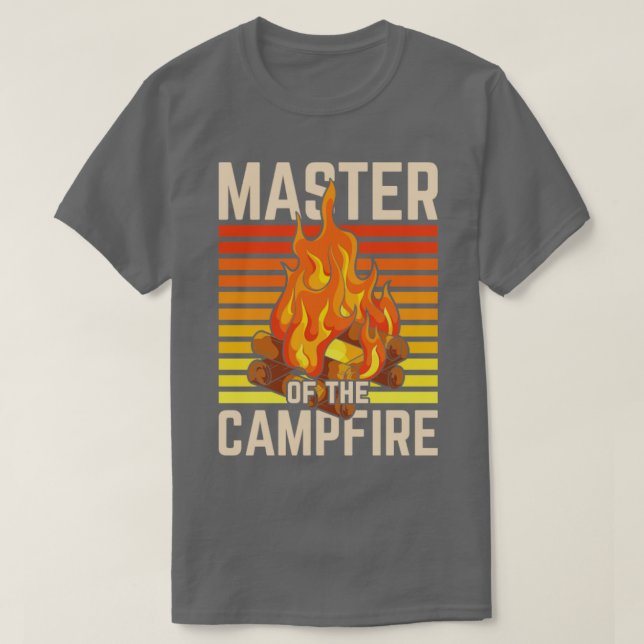 Camp Campfire Master Funny Exdoor Camper Nature C T Shirt (Design framsida)
