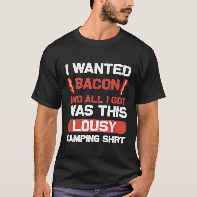 Camp Chef Shirt Bacon Camping T (Framsida)