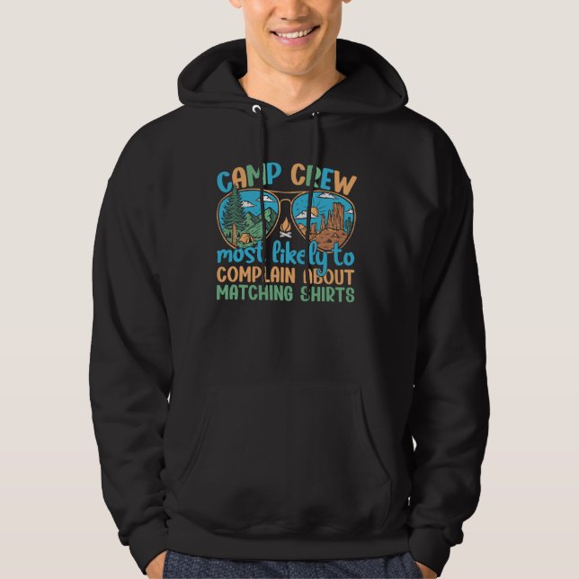 Camp Crew 2024, troligen att klaga över matchen Hoodie (Framsida)