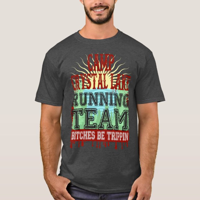 Camp Crystal Lake Löpteam T Shirt (Framsida)