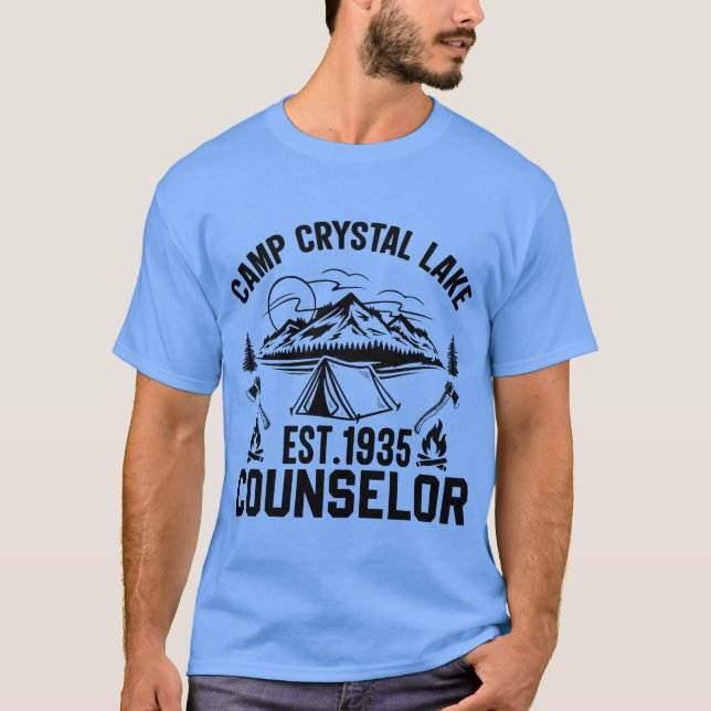Camp Crystal Sjö Est1935 Camp Boy T Shirt (Framsida)