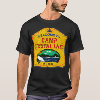 Camp Crystal Sjö Halloween Funny Camping Graphic T Shirt