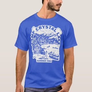 Camp Crystal Sjö Sommar 82 på mörken T Shirt