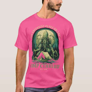 Camp Cthulhu Cosmic Horror Camping Cthulhu T Shirt