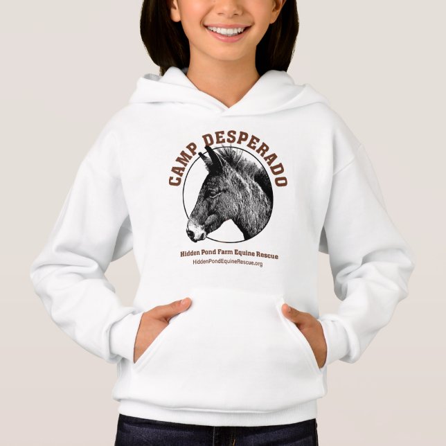 Camp Desperado Girls Hooved Sweatshirt T Shirt (Framsida)