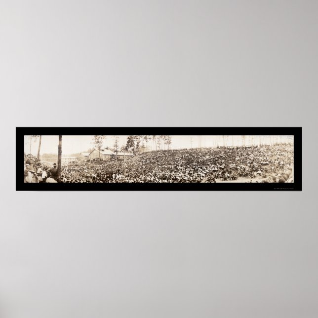 Camp Devens MORSA Photo 1918 Poster (Framsidan)