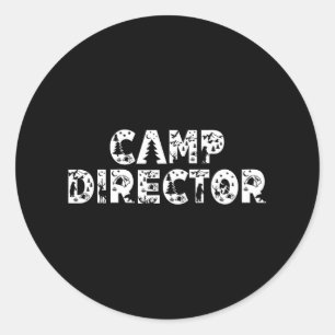 Camp Director camper-medarbetare, sommarlägerorgan Runt Klistermärke