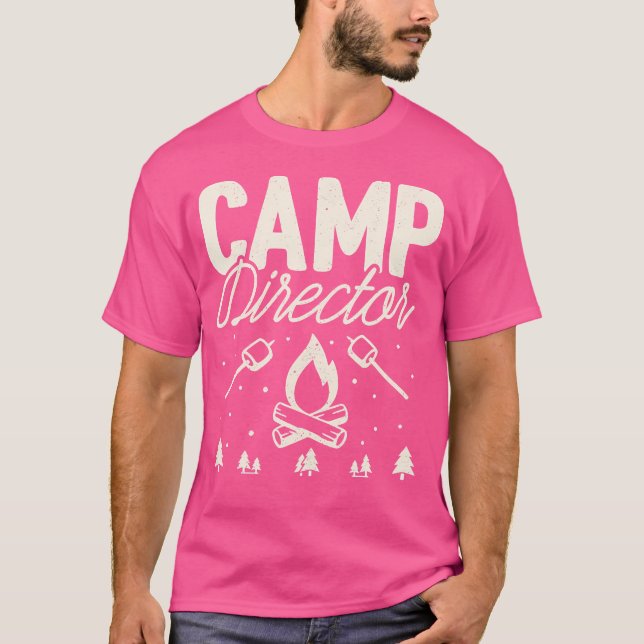 Camp Director Shirt Funny Camping Hiking Mountain T Shirt (Framsida)