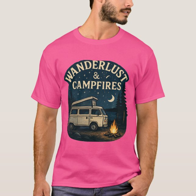 camp fire T shirt (Framsida)