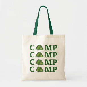 CAMP Grönt Tält sommarcamping Hiking Camper Tote Tygkasse