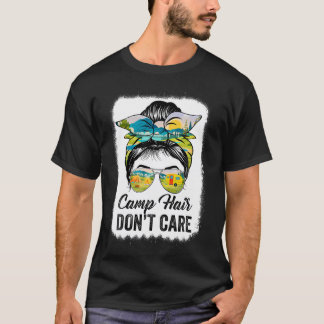 Camp Hair Don'T Care Womens Camper Camping Messy B T Shirt
