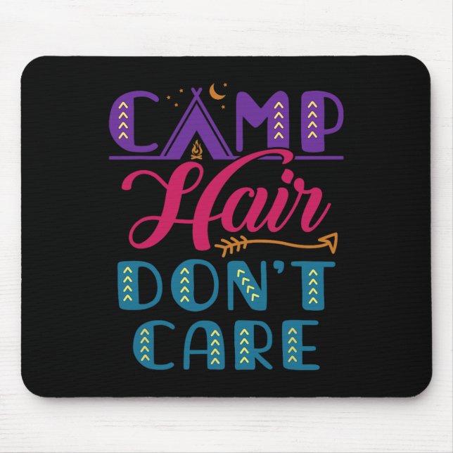 Camp Hår Spelar Ingen Roll Sleepaway Camp Söt Glam Musmatta (Framsidan)