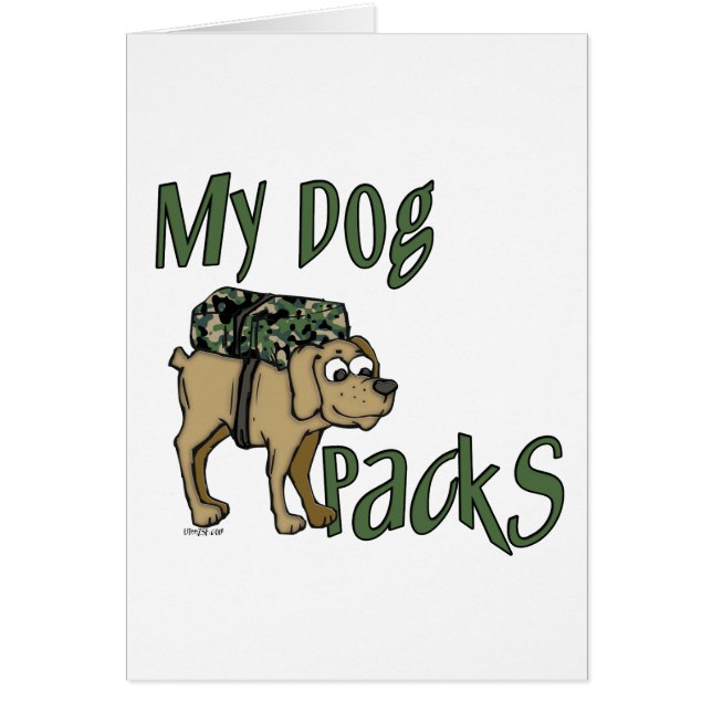 Camp Hund Hälsningskort (Framsidan)