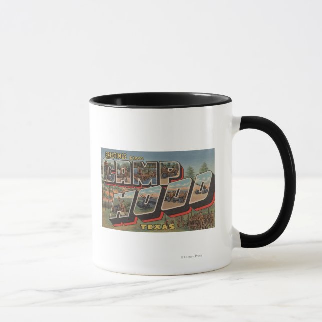 Camp Huva, Texas - Large Brev Scenes Mugg (Höger)