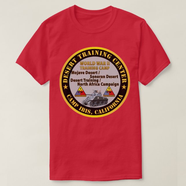 Camp Ibis California Desert Training Centre 4:t 9t T Shirt (Design framsida)