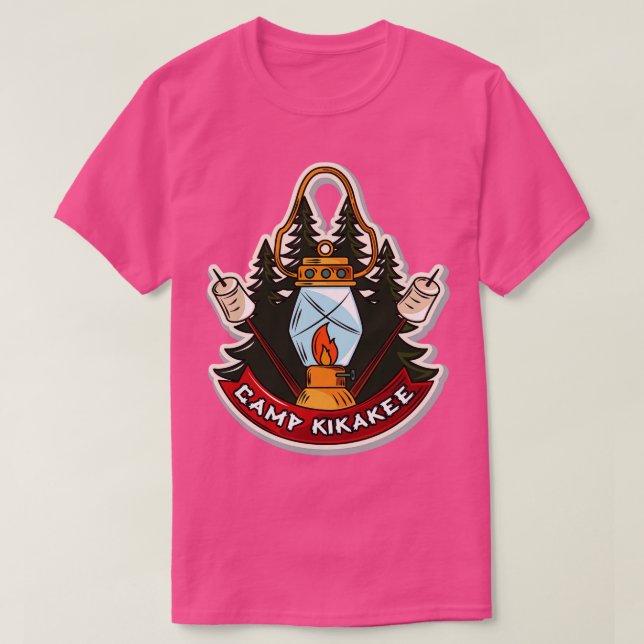 Camp Kikakee från Ernest går till Camp T Shirt (Design framsida)