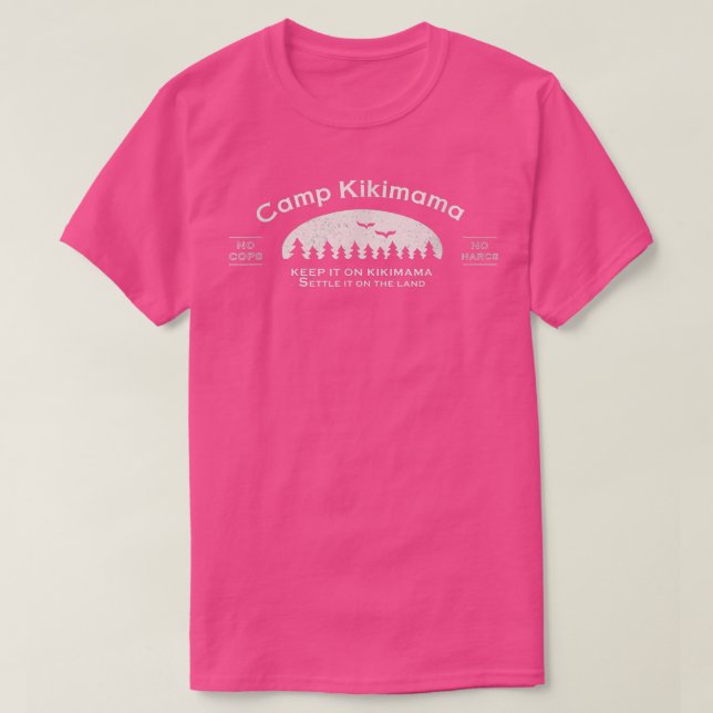 Camp Kikimama Behålla den på Kikimama Quote  T Shirt (Design framsida)