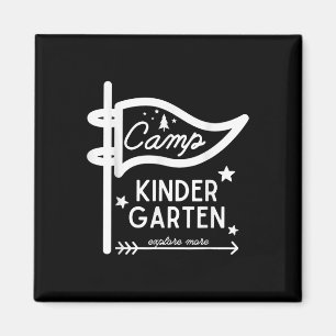 Camp Kindergarten Lacher Funny Camper Campi Magnet