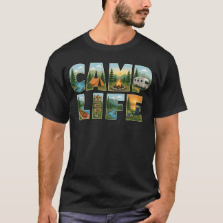 Camp Life camping T-shirt