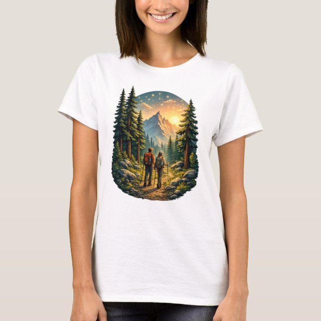 Camp Life Feels Right – Meadow Path Tee USA (Framsida)