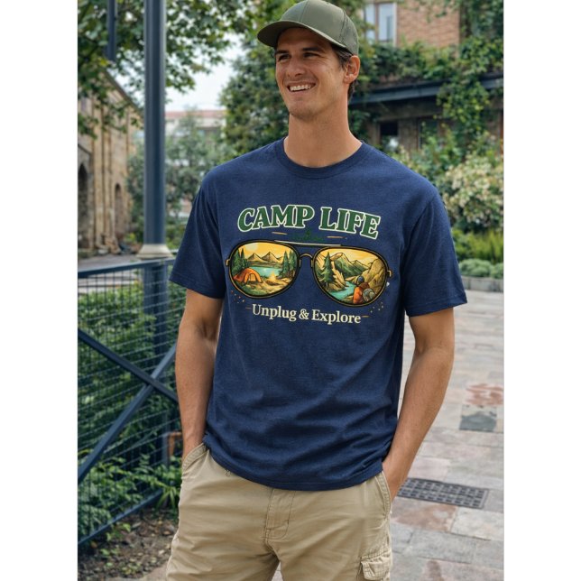 Camp Life Feels Right Men’s T-Shirt USA (Skapare uppladdad)